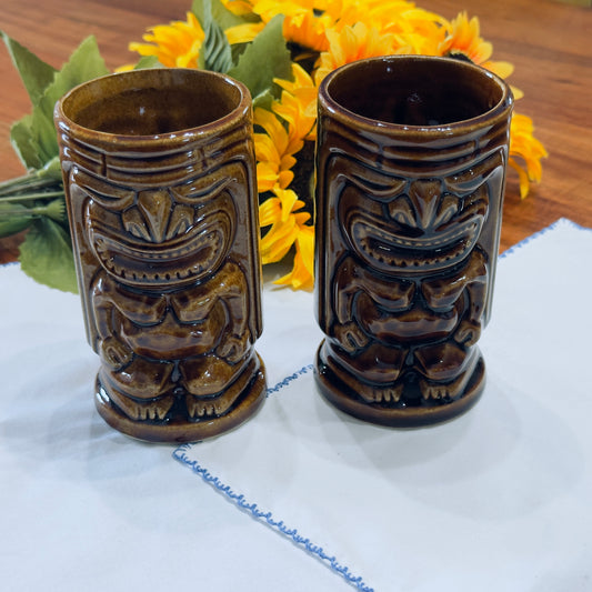 Vintage Tiki Leilani Ceramic Mugs