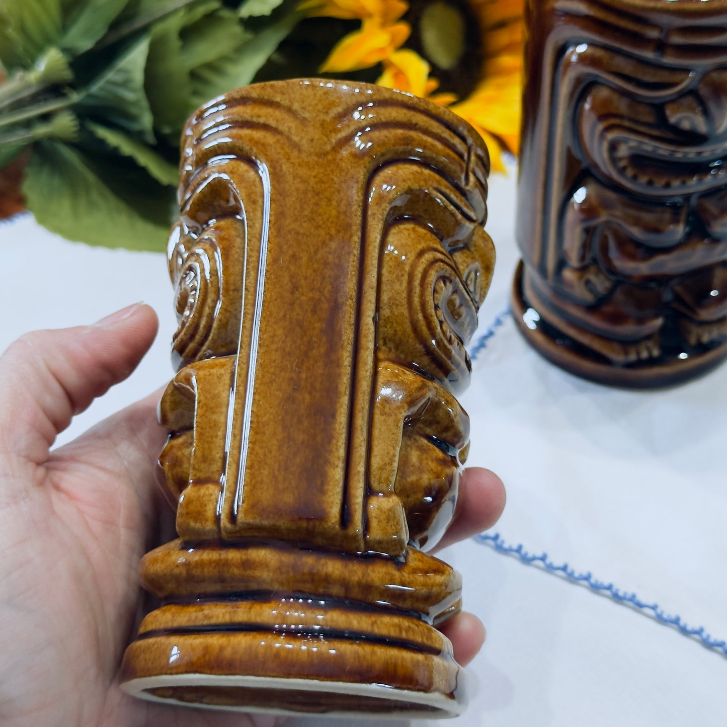 Vintage Tiki Leilani Ceramic Mugs