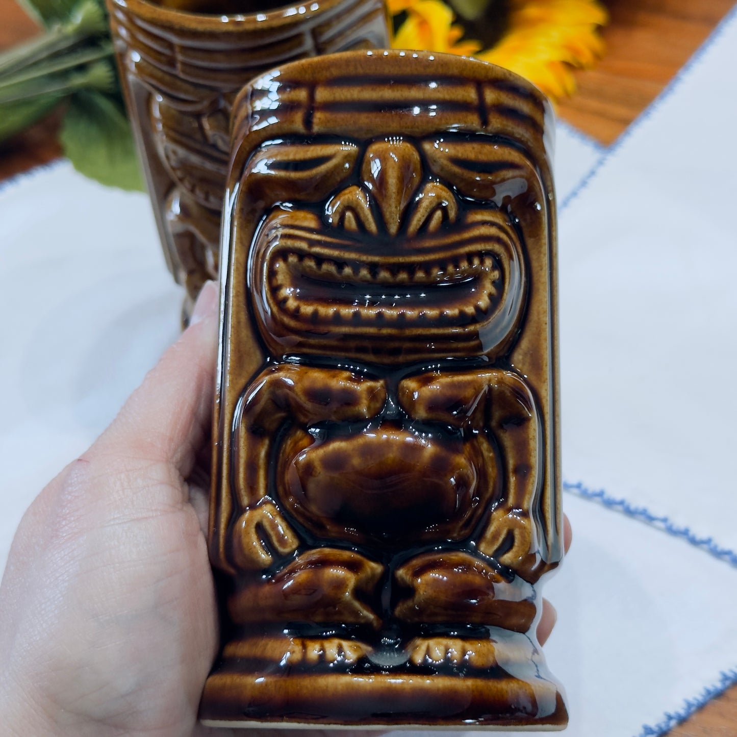 Vintage Tiki Leilani Ceramic Mugs