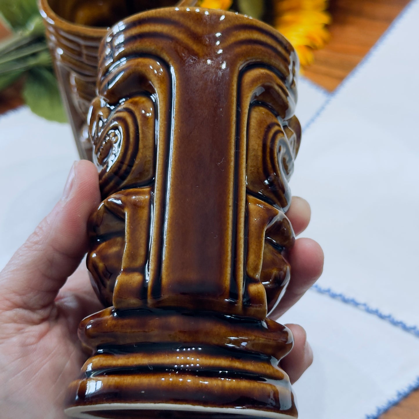 Vintage Tiki Leilani Ceramic Mugs