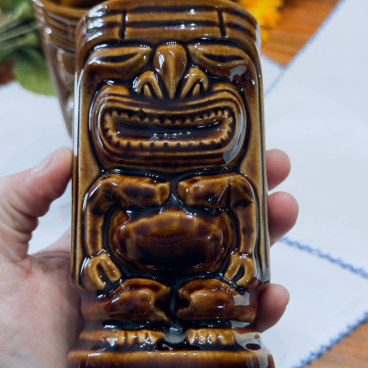 Vintage Tiki Leilani Ceramic Mugs