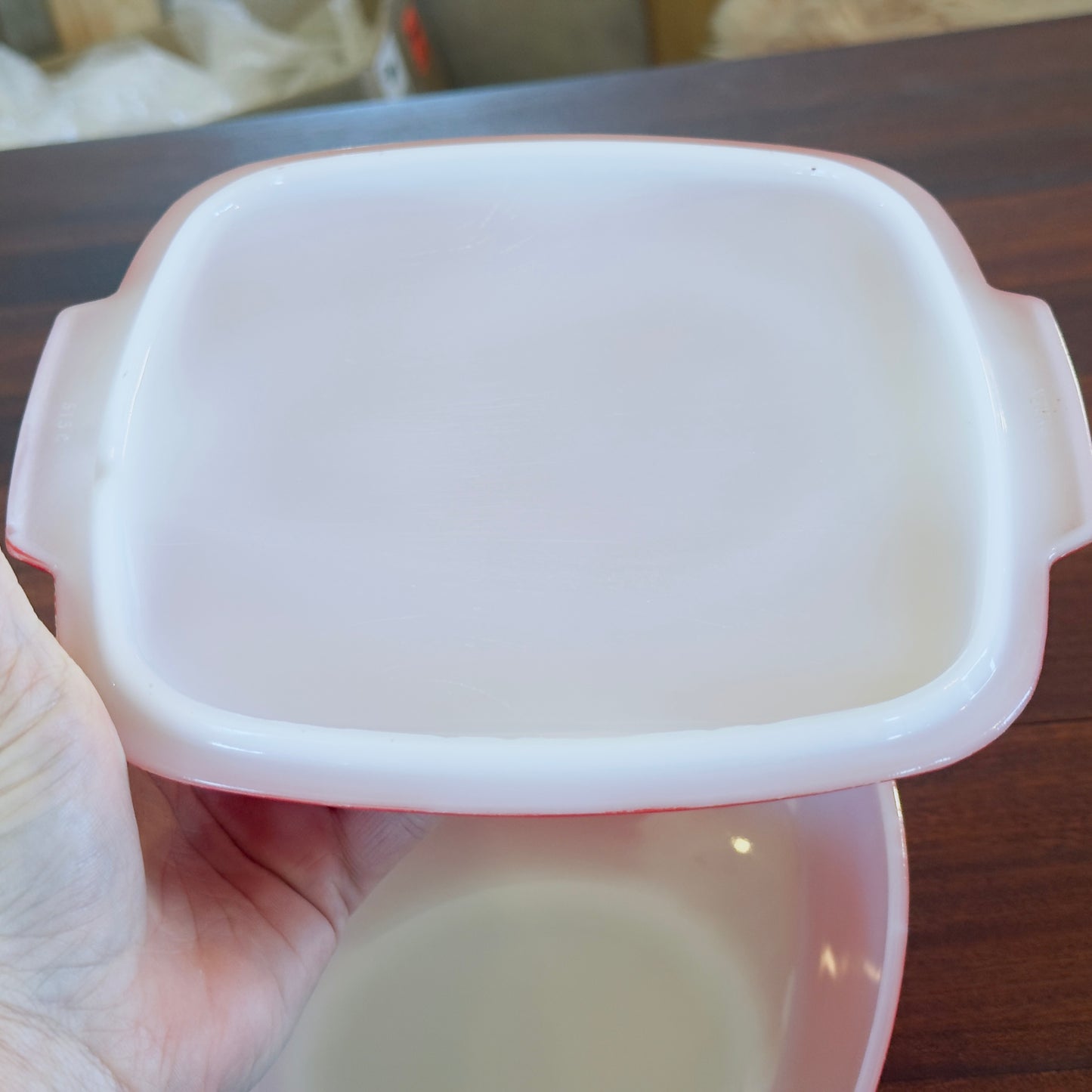 Vintage PYREX 015/ 515C Red Square Hostess Casserole Dish