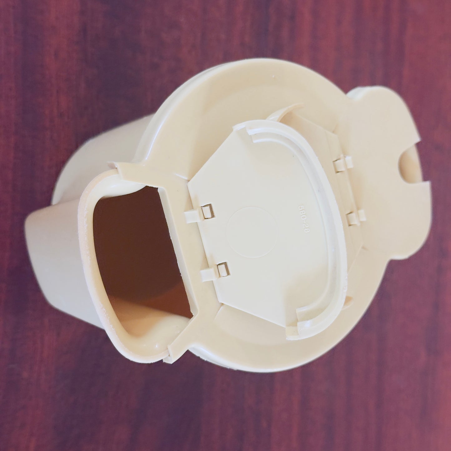 Tupperware 577 Yellow/Harvest Gold Sugar Caddy