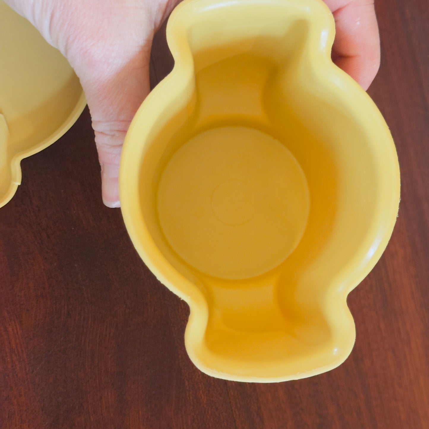 Tupperware 577 Yellow/Harvest Gold Sugar Caddy