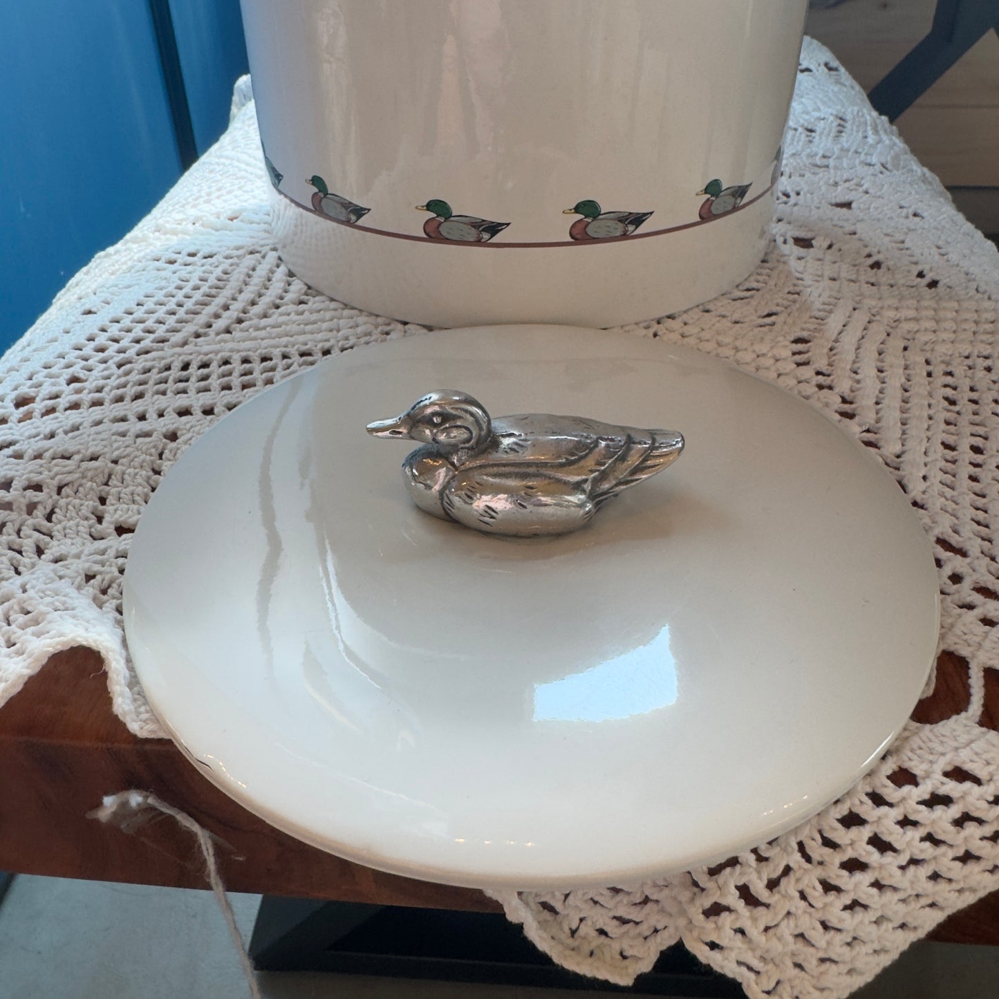 Georges Briard Ducks Ice Bucket