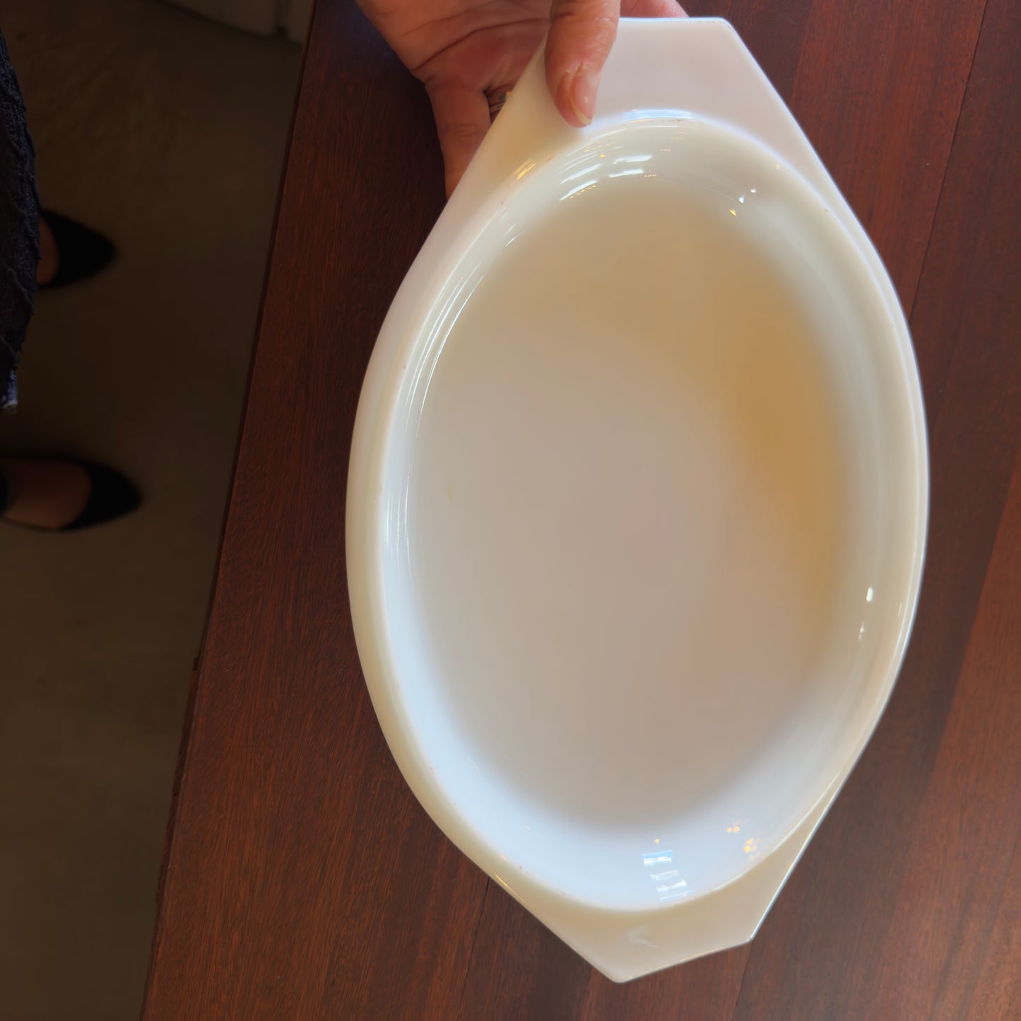 PYREX 1.5 Quart Yellow Daisy Divided Casserole