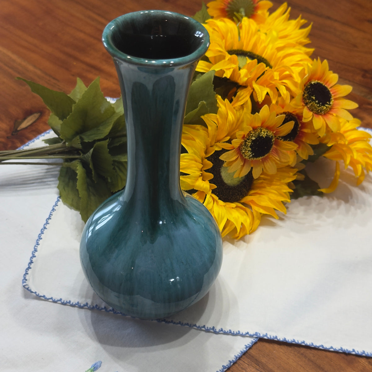 Blue Mountain Pottery Drip Vase