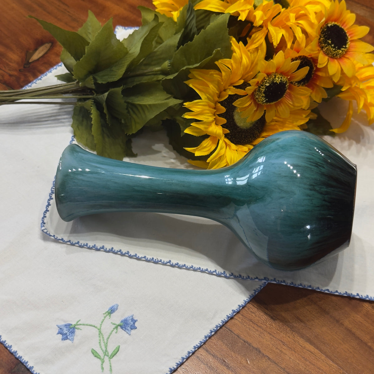 Blue Mountain Pottery Drip Vase