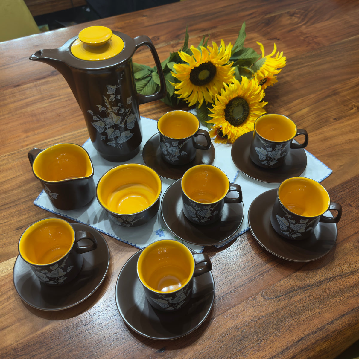 Crown Devon Fieldings Coffee Set