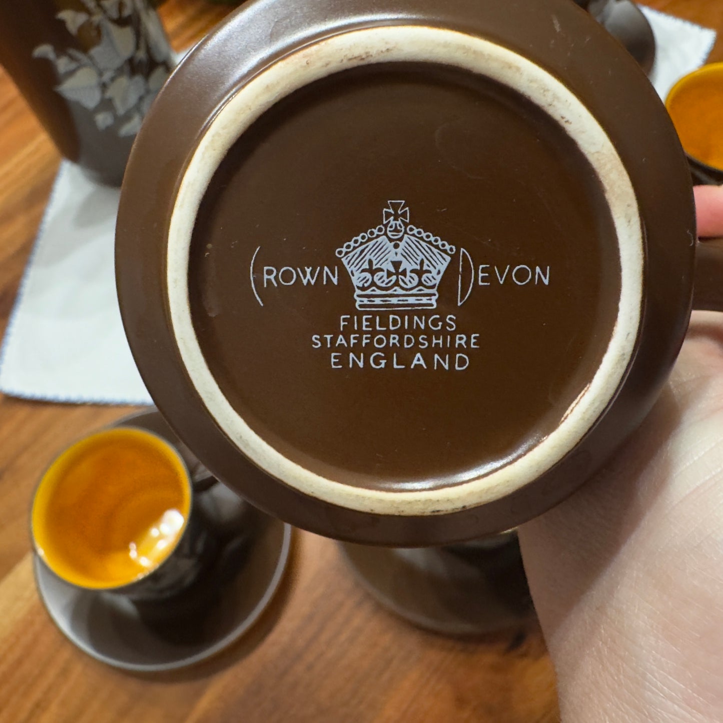Crown Devon Fieldings Coffee Set