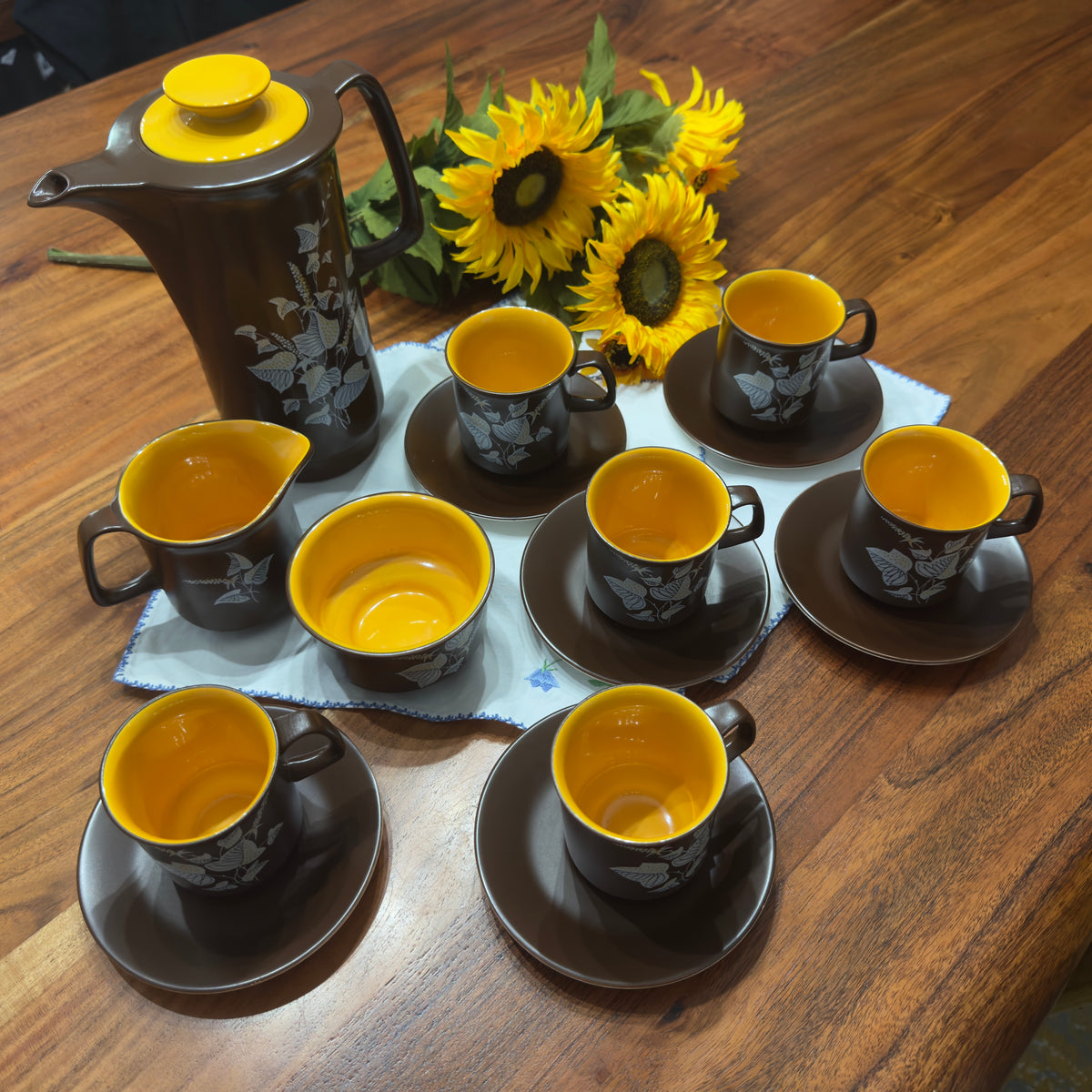 Crown Devon Fieldings Coffee Set