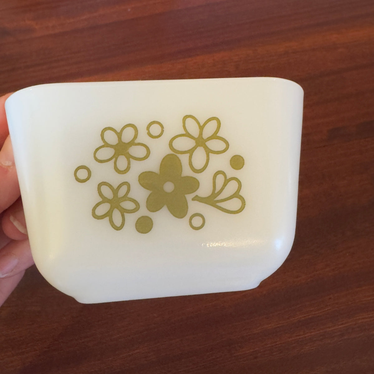Vintage PYREX Crazy Daisy 501 Fridgie