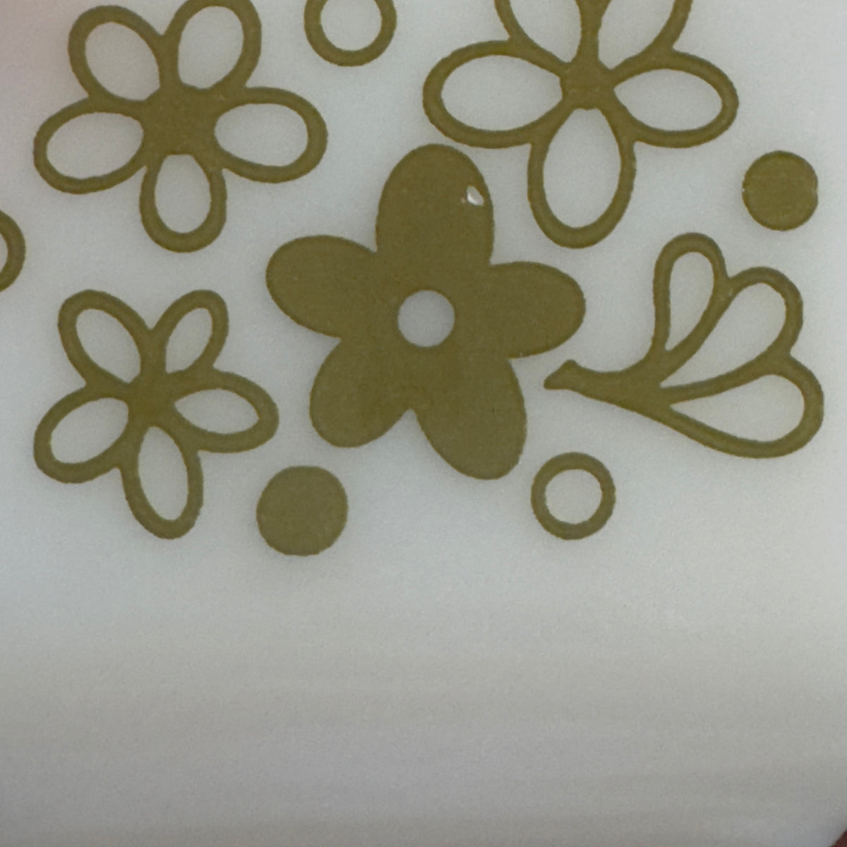 Vintage PYREX Crazy Daisy 501 Fridgie