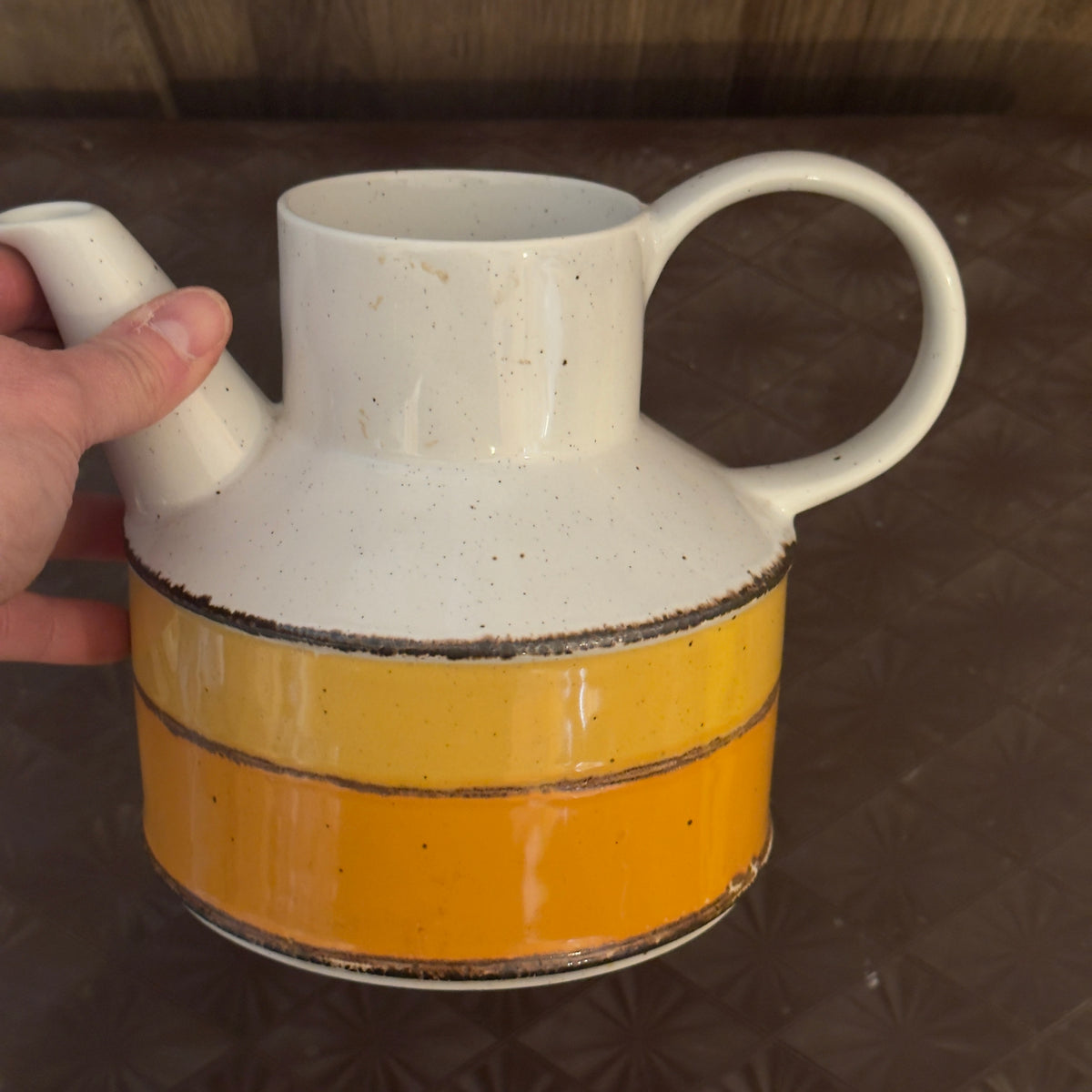 Vintage 1970s Midwinter Stonehenge Sun Coffee/Tea Pot England