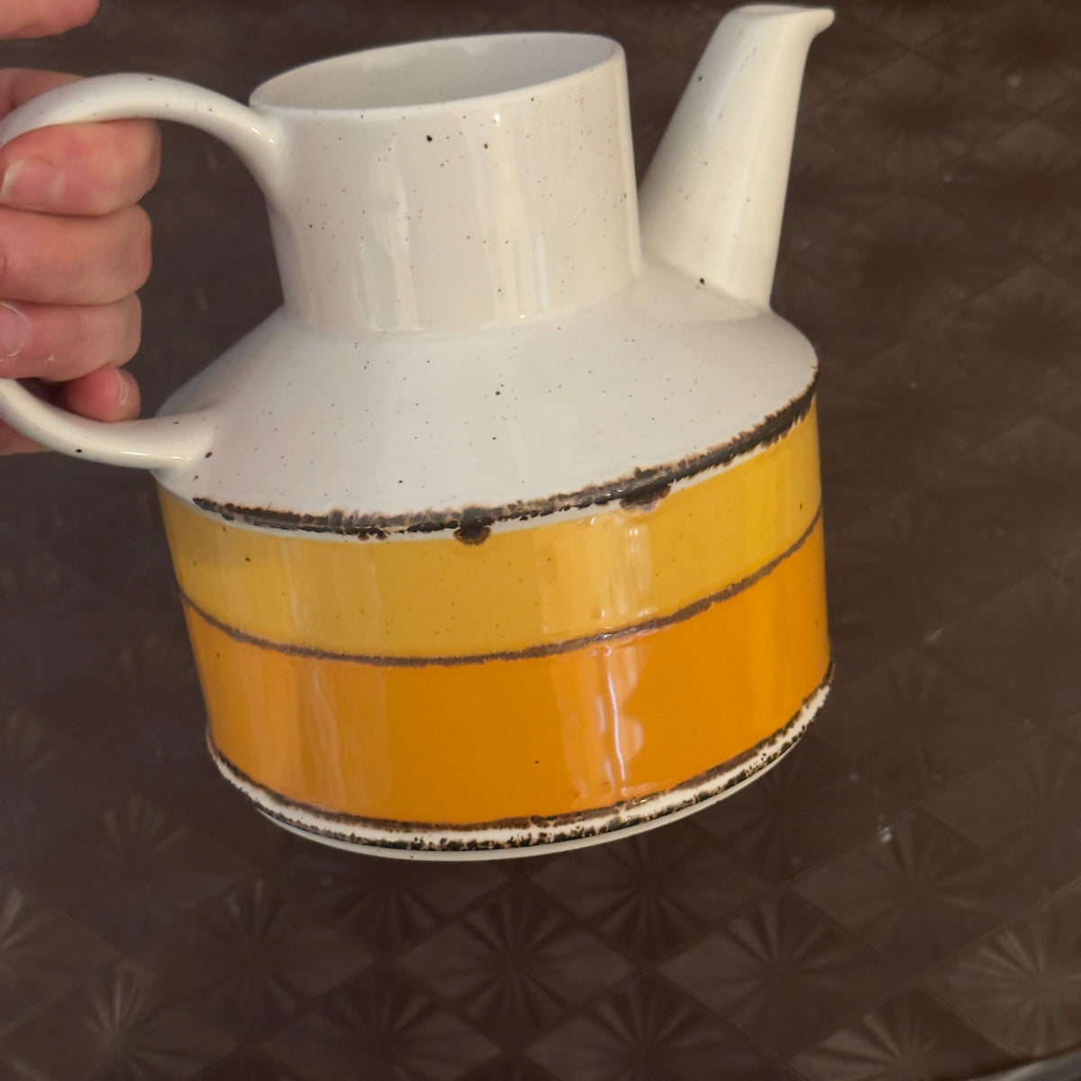 Vintage 1970s Midwinter Stonehenge Sun Coffee/Tea Pot England