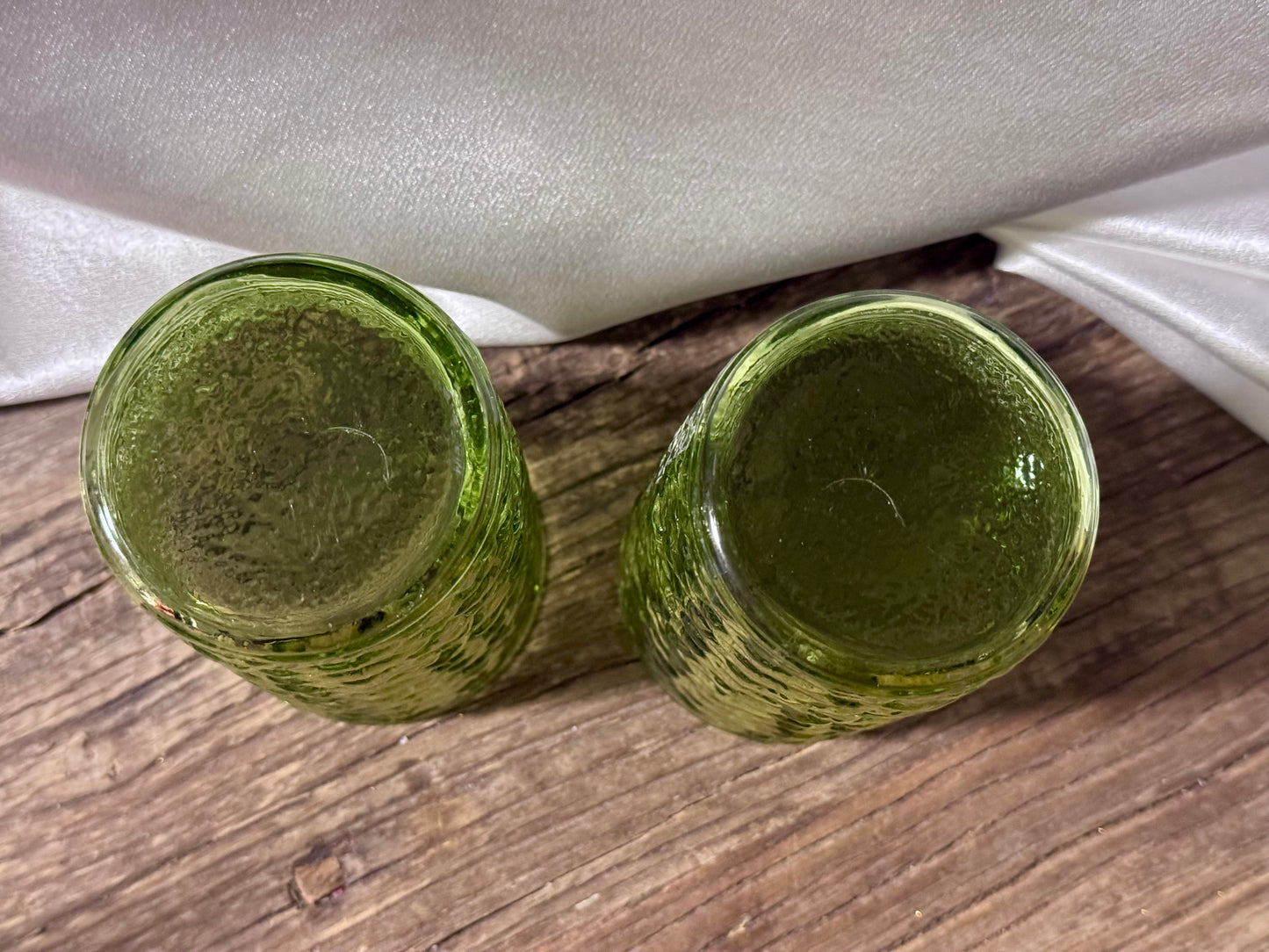 Anchor Hocking Soreno Avocado Green Highball Glasses