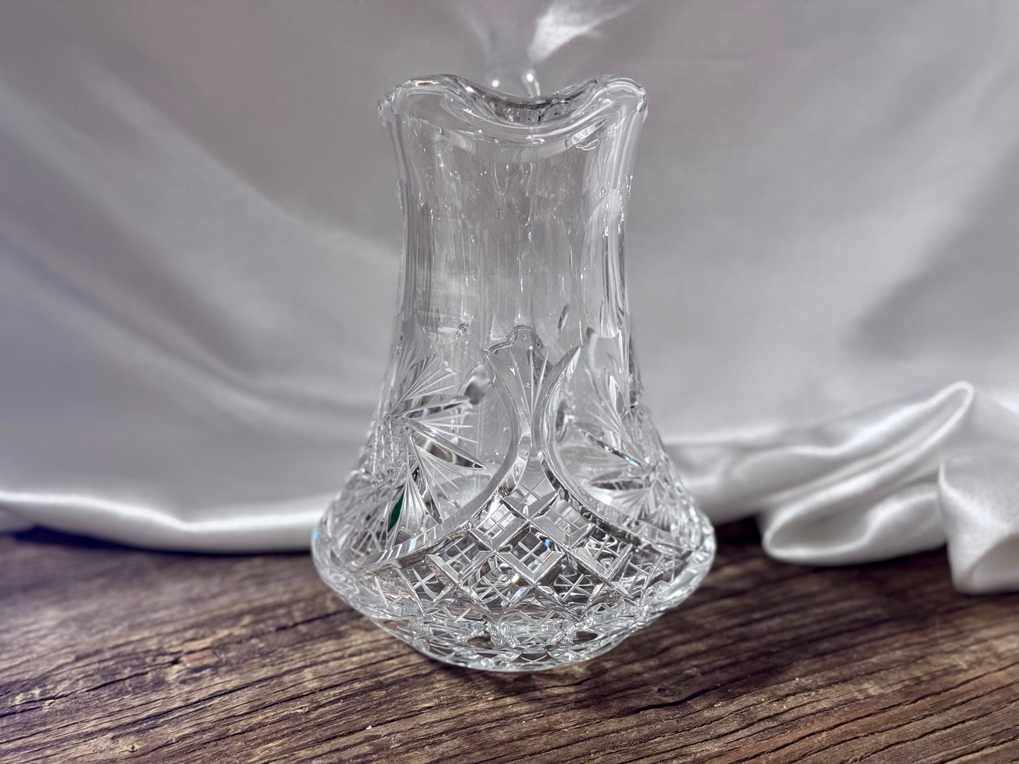 Pinwheel Crystal Water Pitcher
