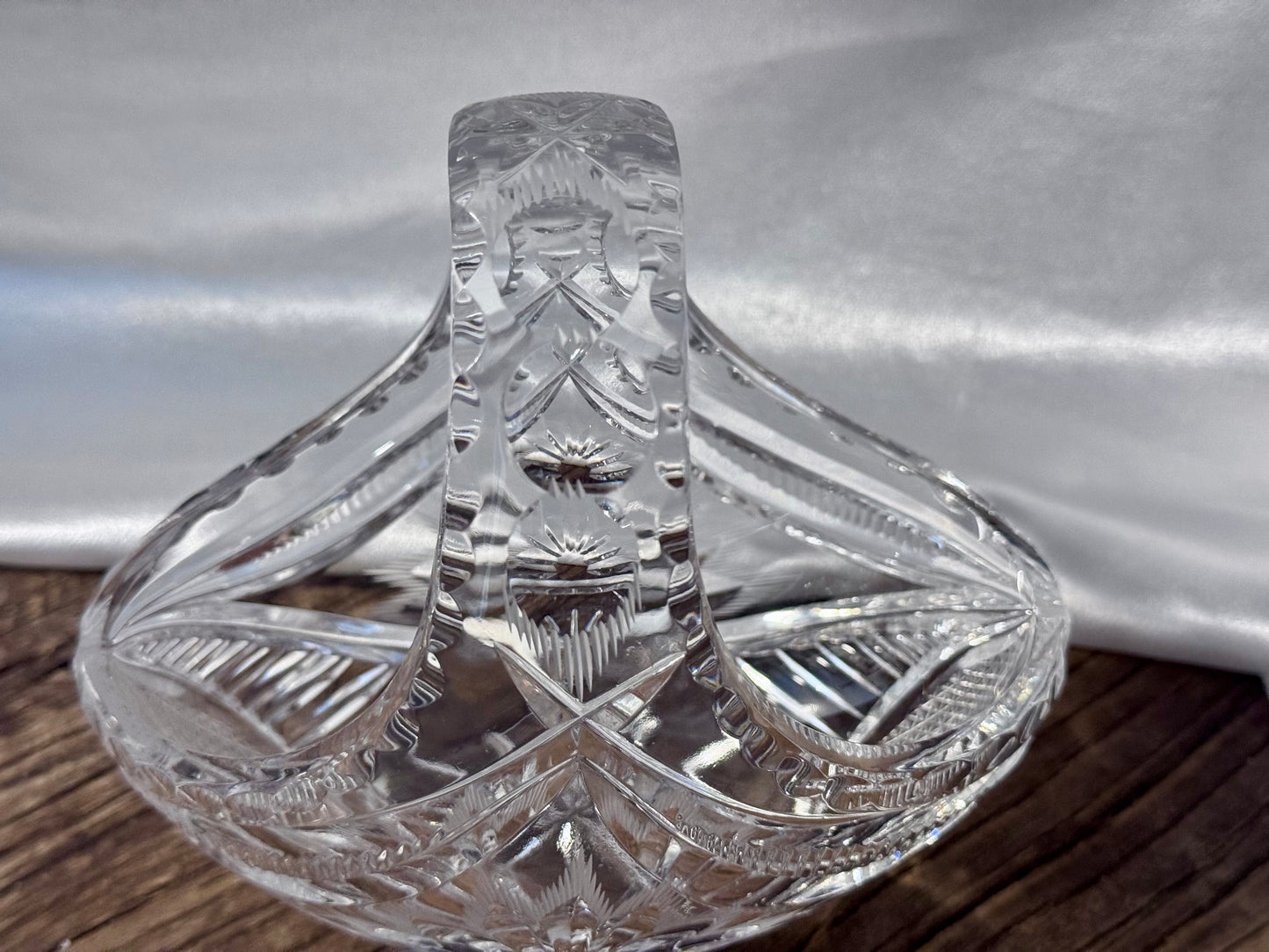 Cut Crystal Basket