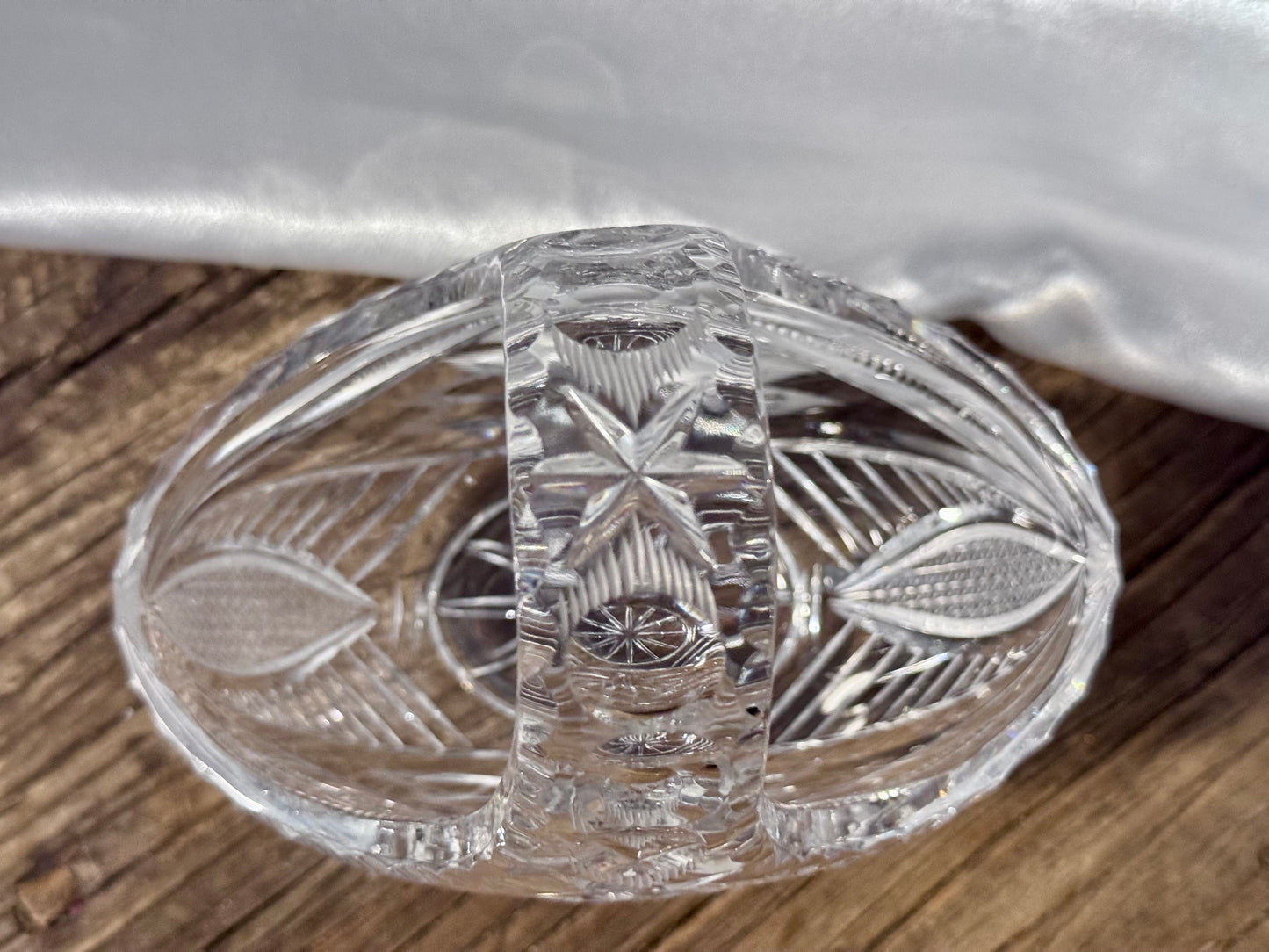 Cut Crystal Basket