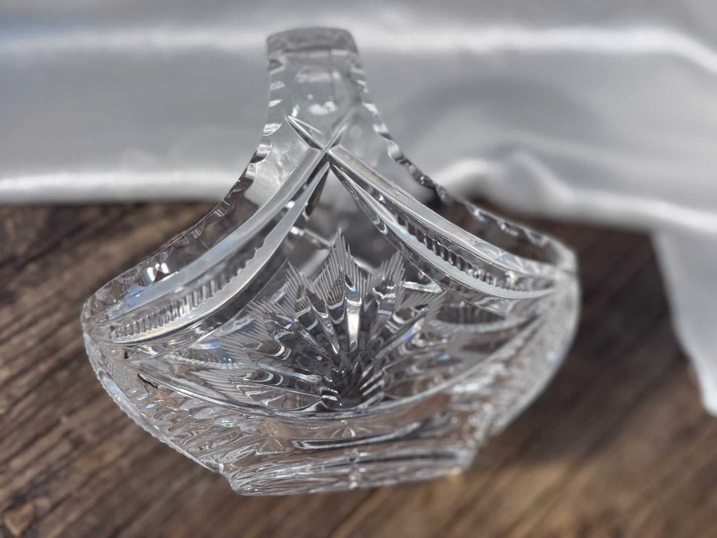 Cut Crystal Basket