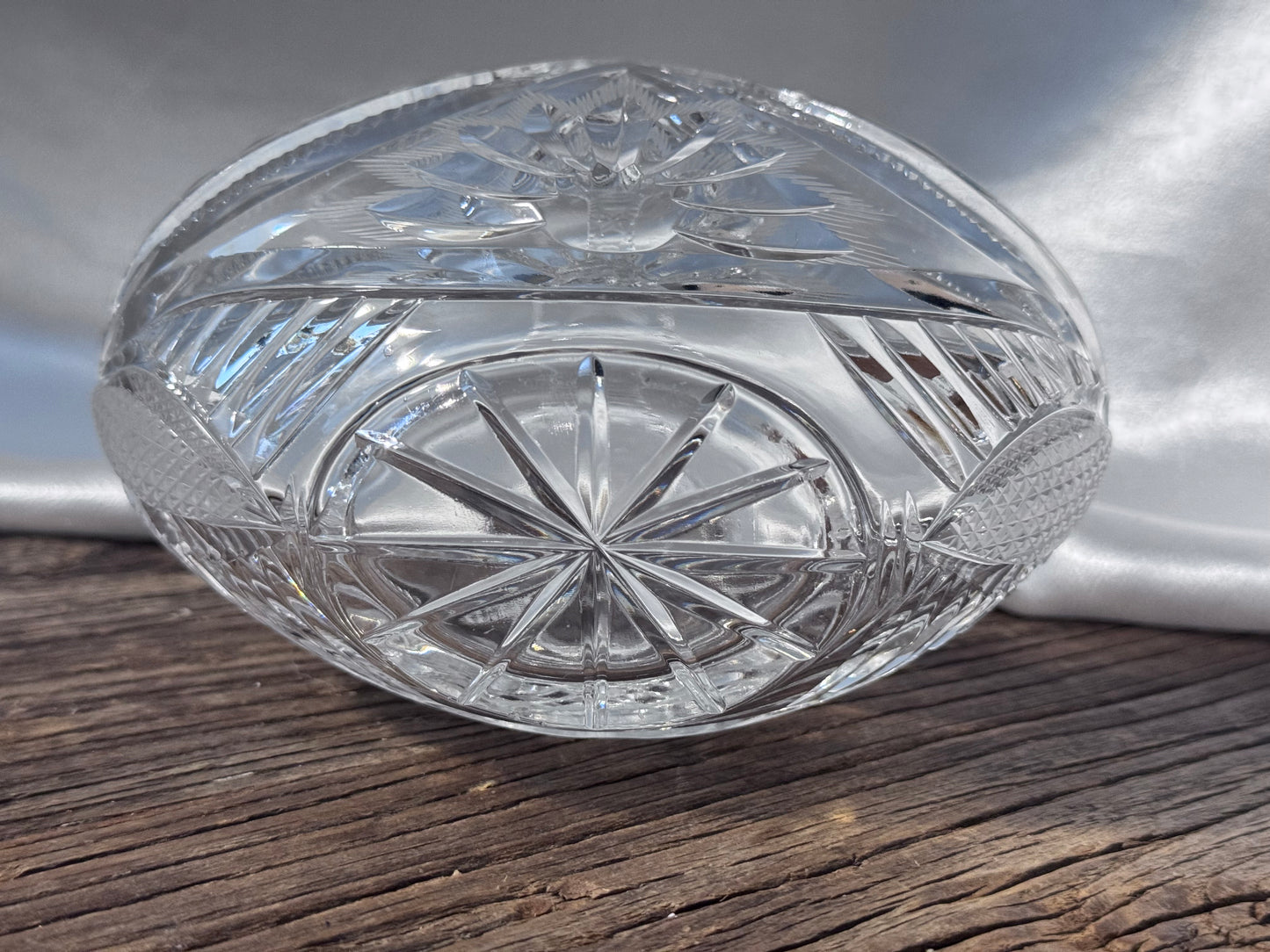 Cut Crystal Basket