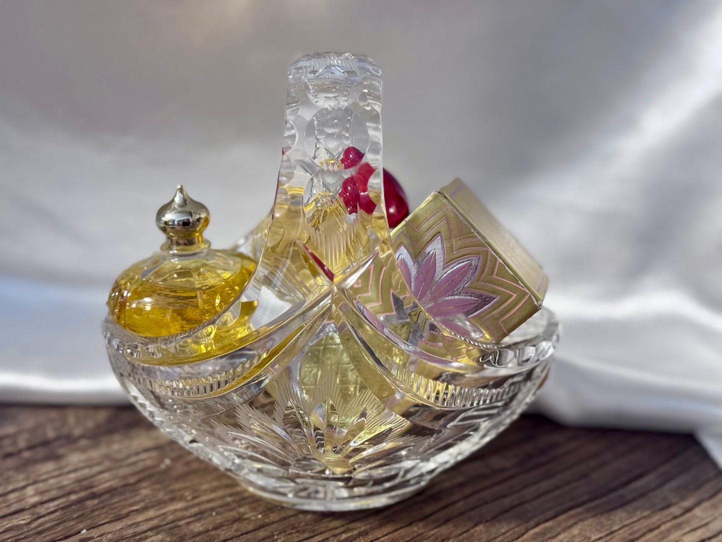 Cut Crystal Basket