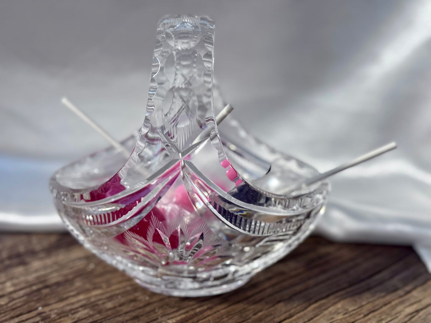 Cut Crystal Basket