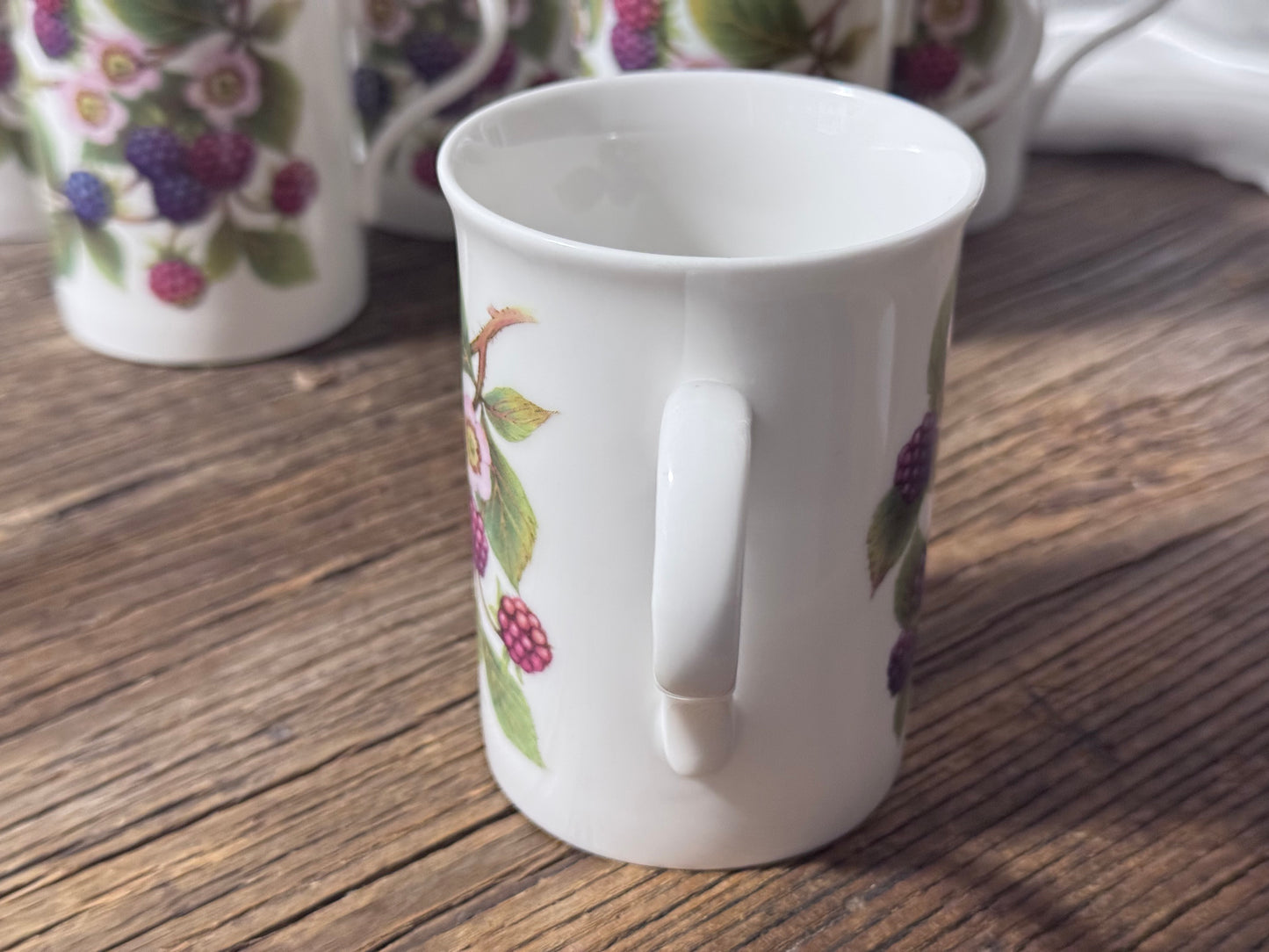 Crown Regal "Blackberry/Brambleberry" Fine Bone China Mug