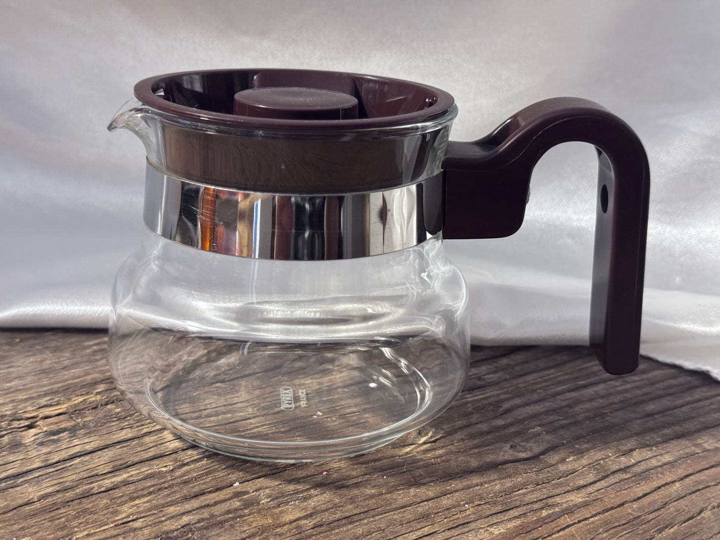 Small Pyrex Glass Drip Coffee Serving Pot