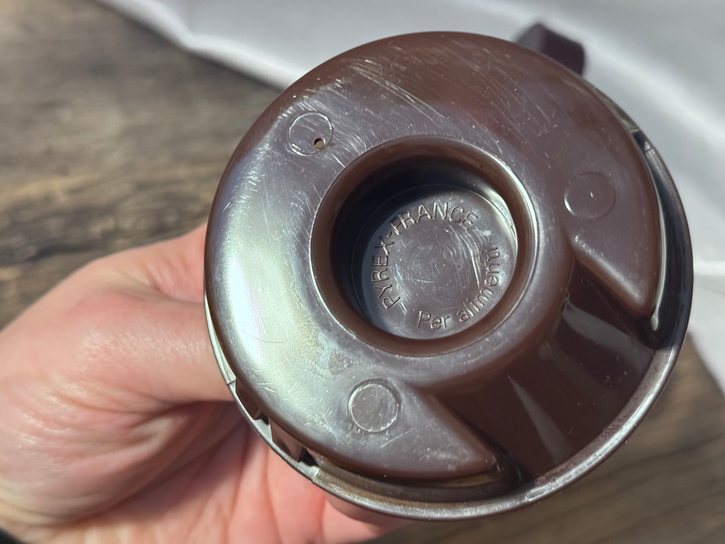 Small Pyrex Glass Drip Coffee Serving Pot