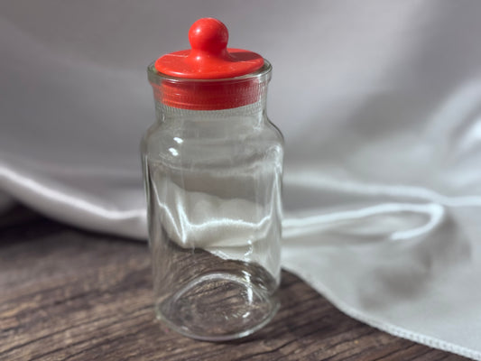 Apothecary Red Lided Jar England