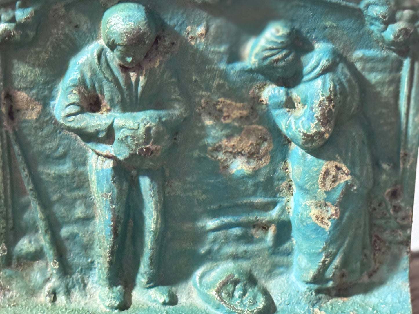 ANGELUS Cast Iron Book Ends