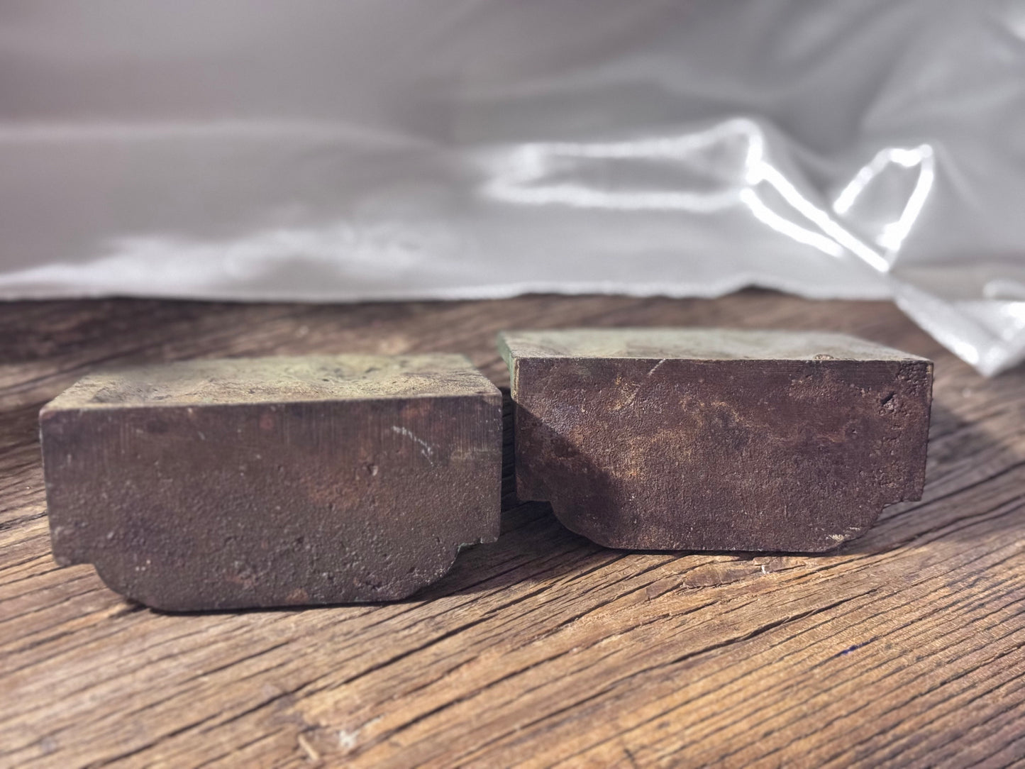 ANGELUS Cast Iron Book Ends
