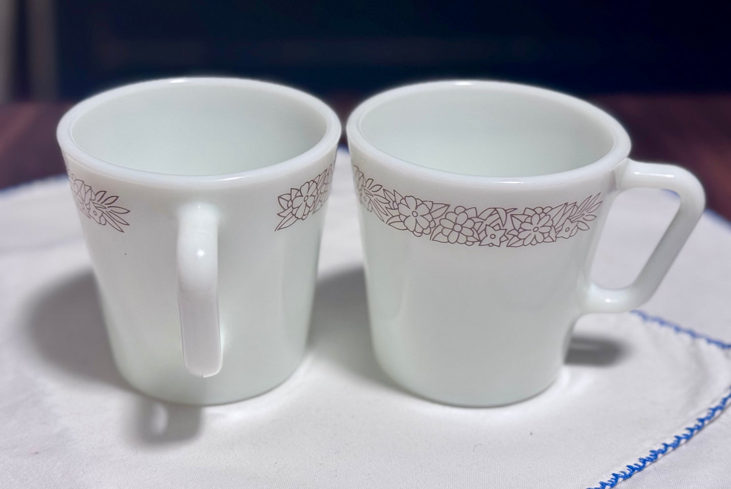 Pyrex Woodland Mugs