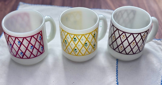 Thermocrisa Floral Diamond Mugs