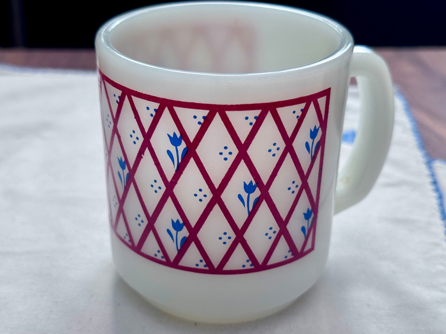 Thermocrisa Floral Diamond Mugs