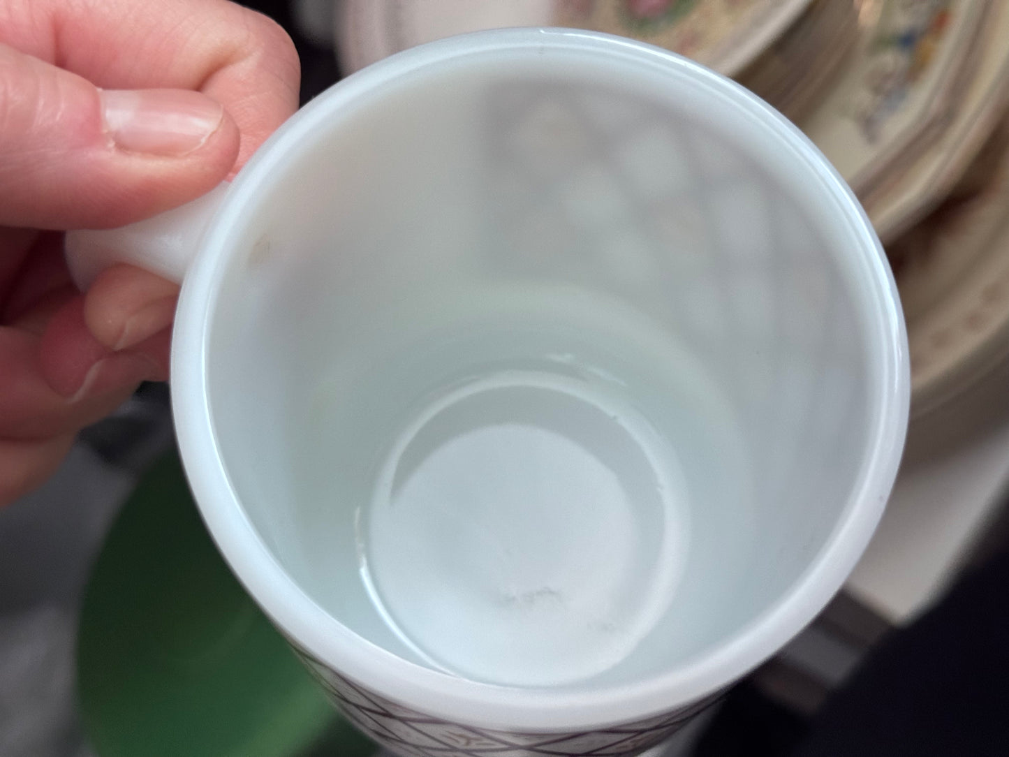 Thermocrisa Floral Diamond Mugs