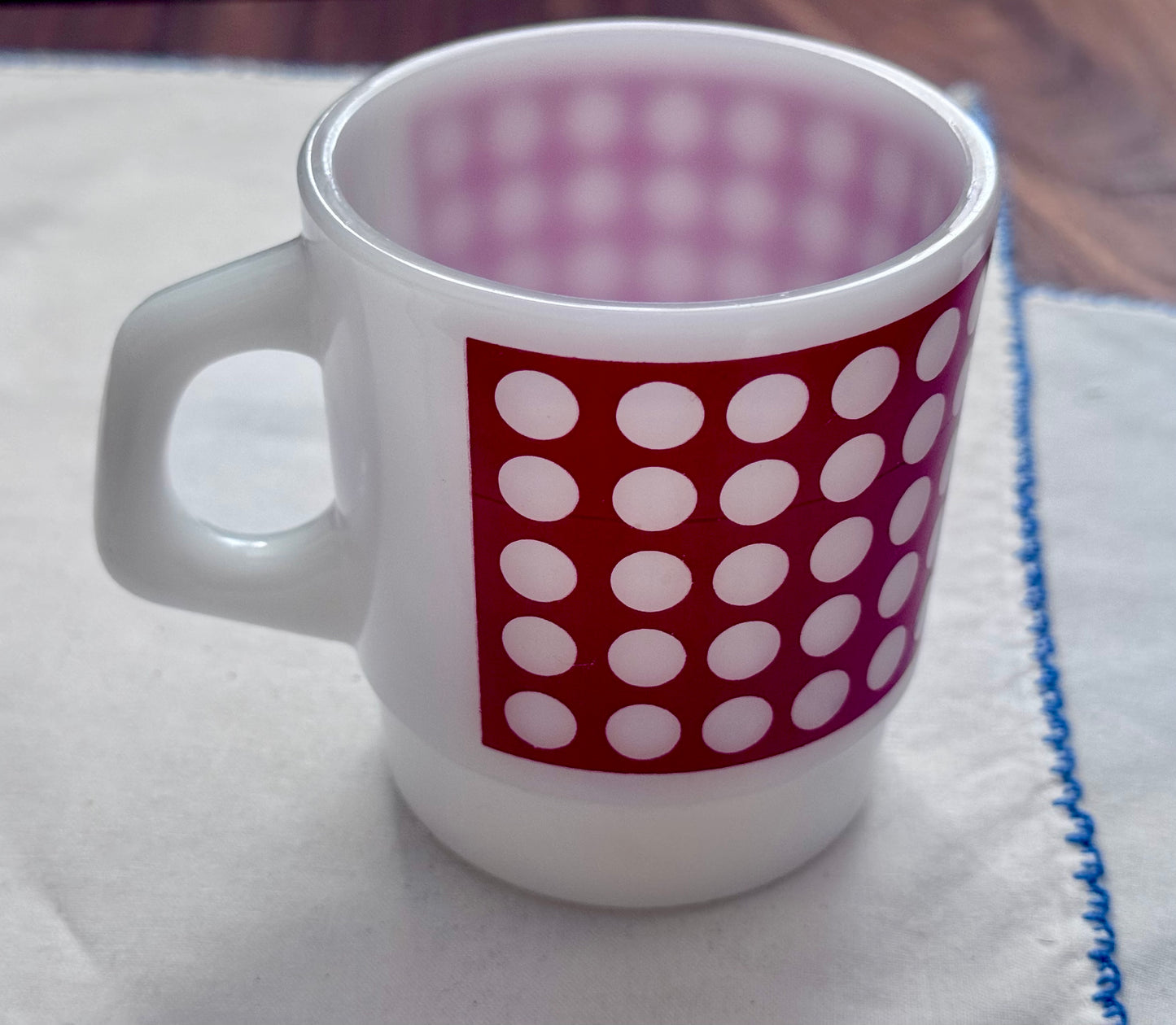 Red Polka Dot Termocrisa Mug
