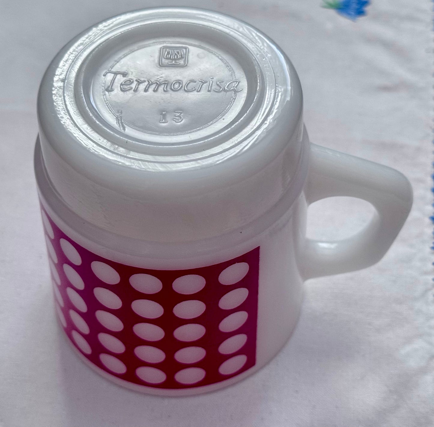 Red Polka Dot Termocrisa Mug