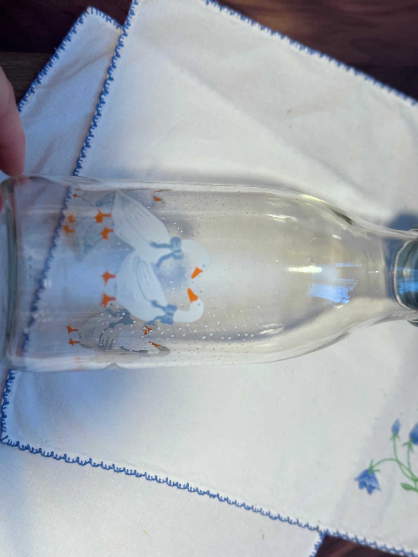 Le Parfait France Goose Glass Milk Jar with Lid