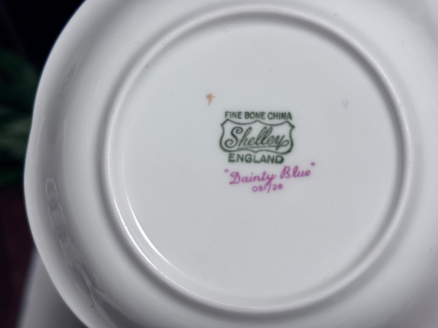 Shelly "Dainty Blue" Fruit Bowl/Tea Plate