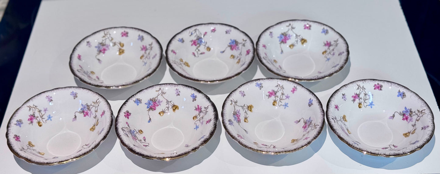 Royal Stafford 'Violets-Pompadour' Dessert Bowl