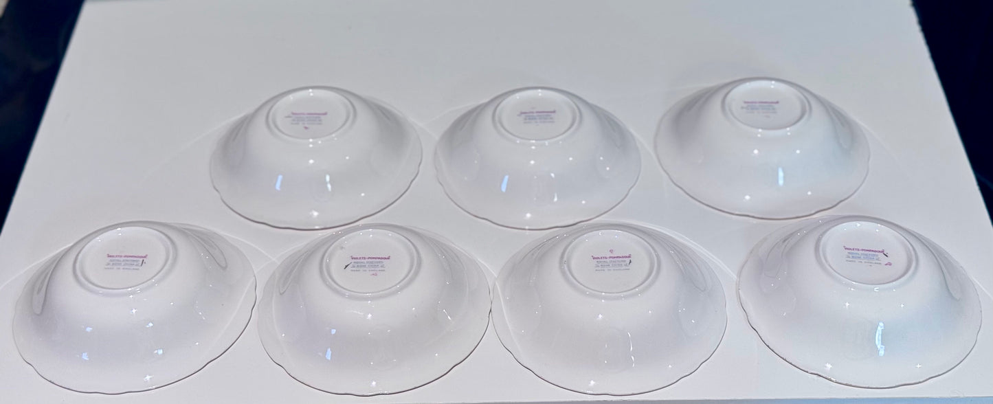Royal Stafford 'Violets-Pompadour' Dessert Bowl