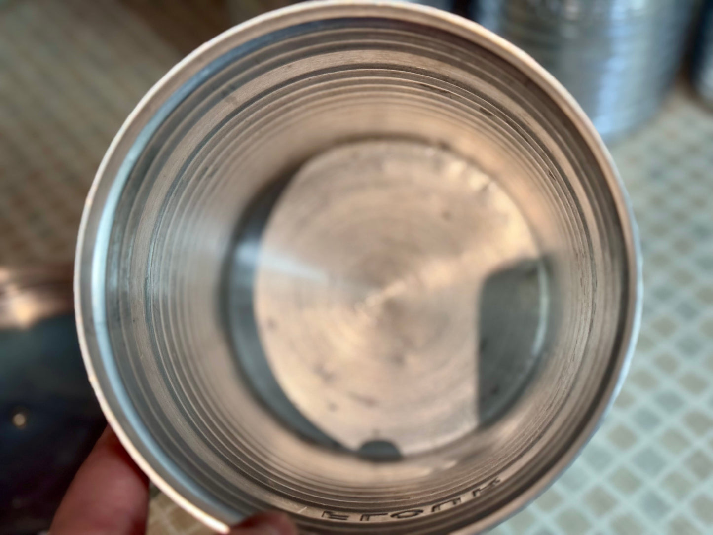 Nasco Italy Round Ribbed Aluminum Canister Set