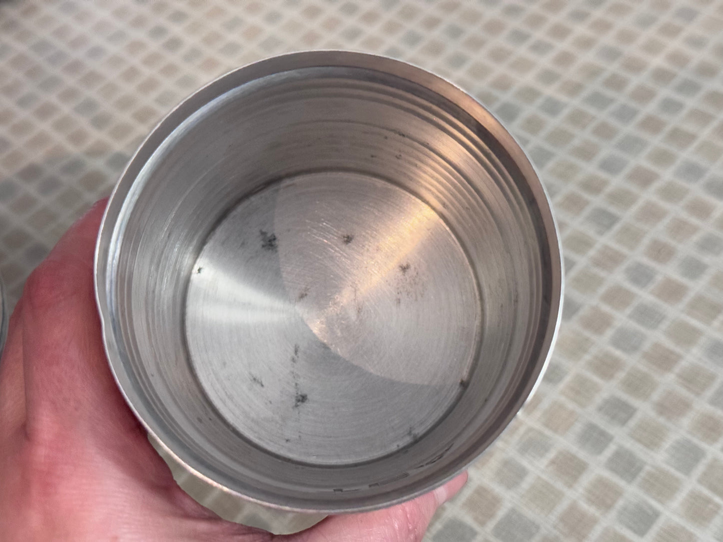 Nasco Italy Round Ribbed Aluminum Canister Set