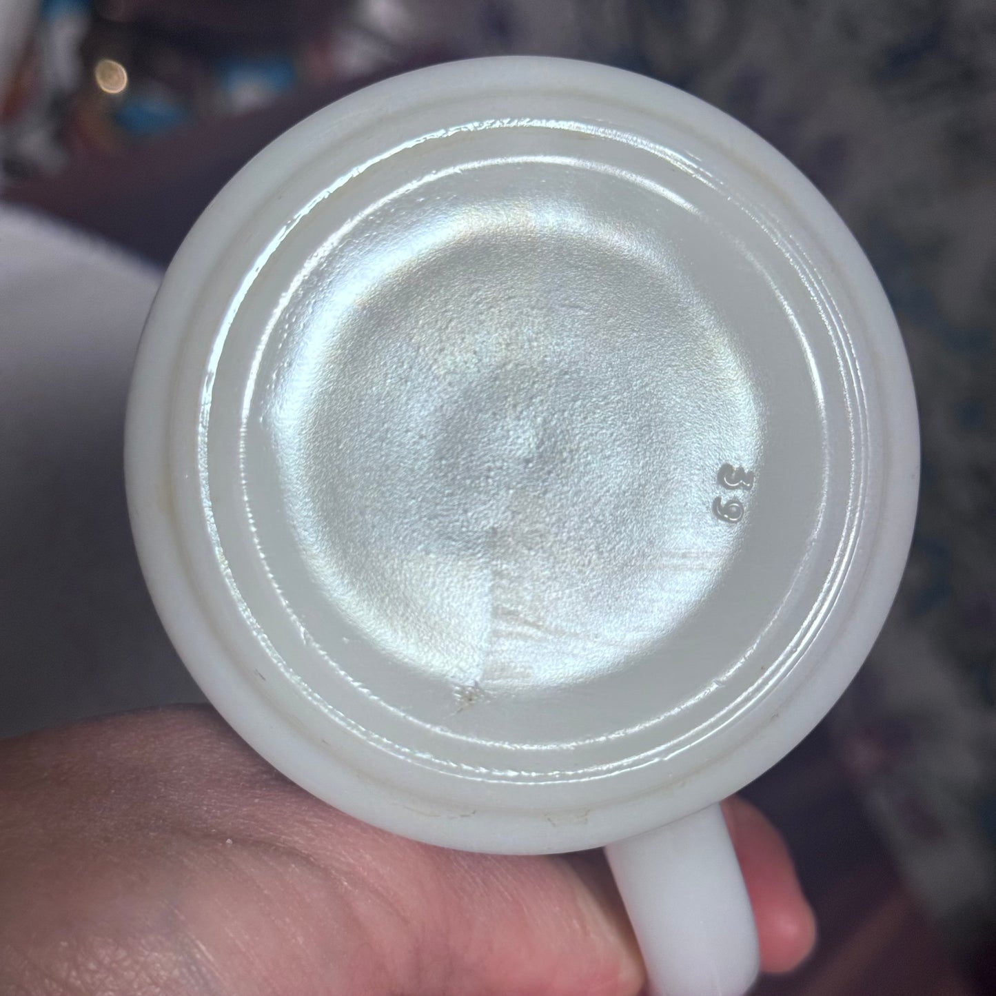 Hazel Atlas Milk Glass Mugs