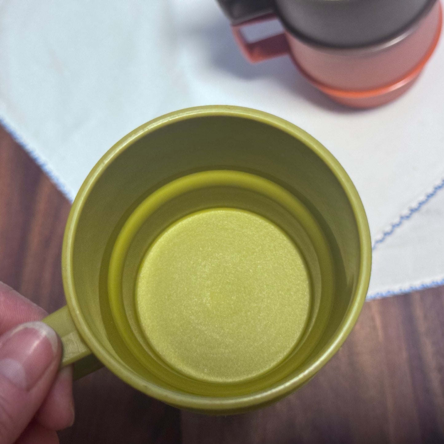 Vintage Tupperware 1312 Mugs with Lids