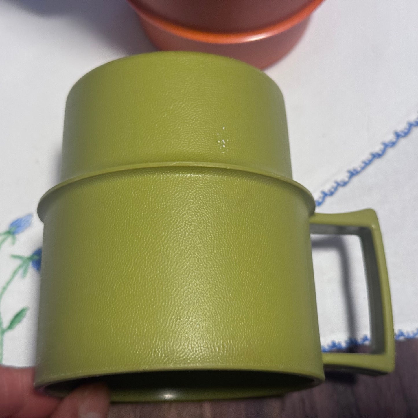 Vintage Tupperware 1312 Mugs with Lids