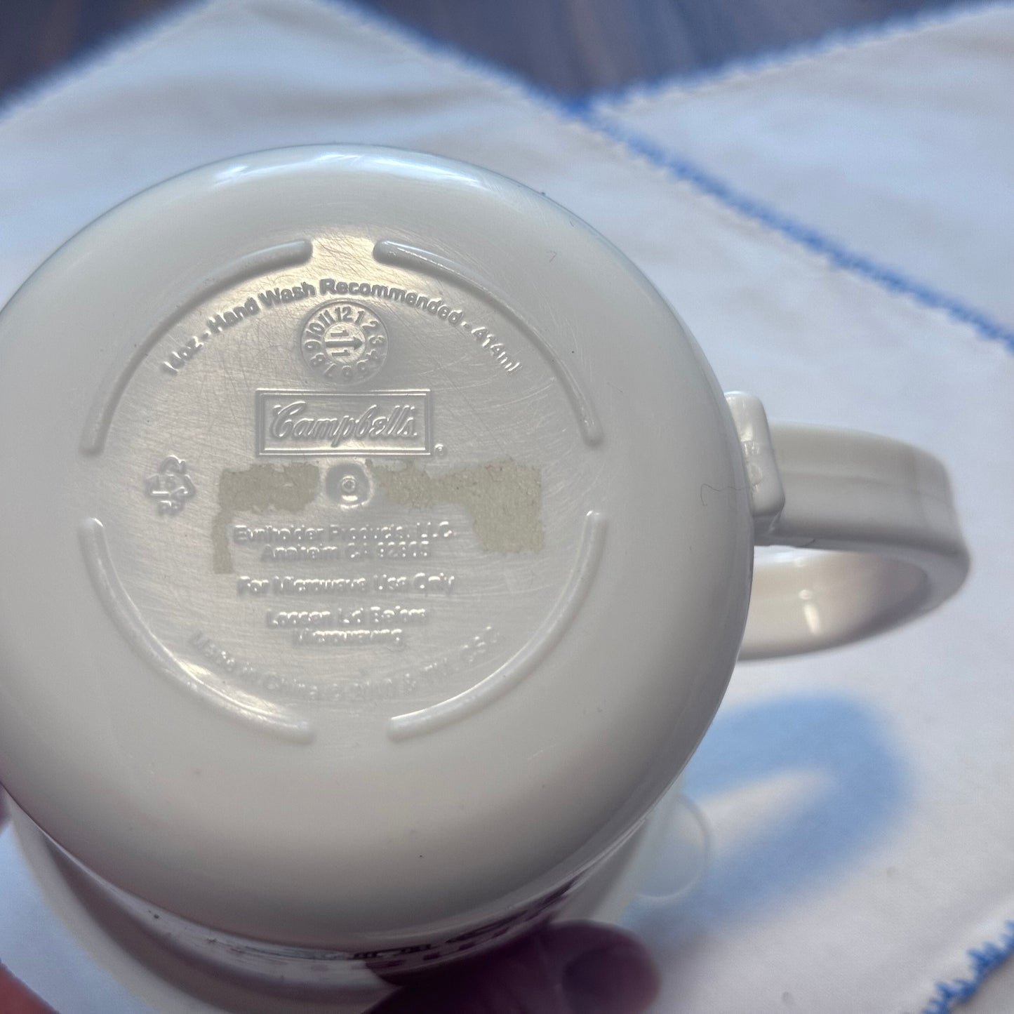Campbell's Microwavable Plastic Soup Cup with Lid