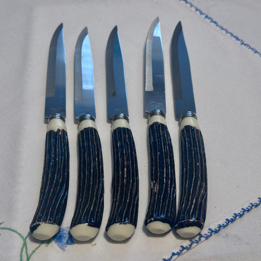 Stainless Steel Faux Bone Dinner/Steak Knife